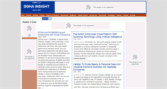 Desktop Screenshot of dohainsight.com